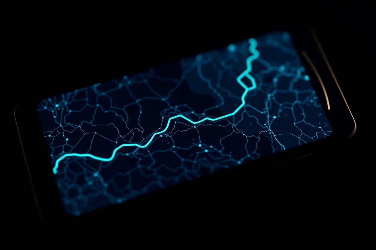 GPS трекер выгула собаки